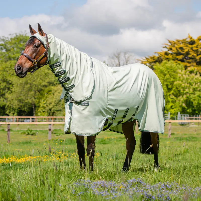 Horseware Rambo Hoody Green/Sage Beige and Green